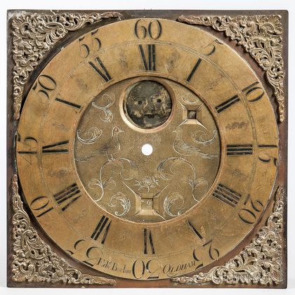 Edward Barlow Composite Brass Clock Dial