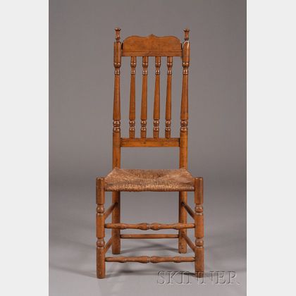 Maple and Ash Bannister Back Side Chair