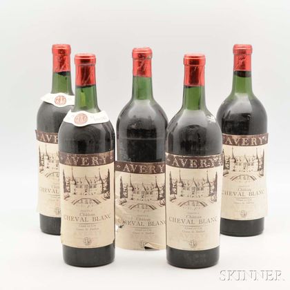 Chateau Cheval Blanc 1953, 5 bottles 