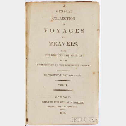 Decorative Bindings, Sets, Travels and Voyages, Twenty-eight Volumes.