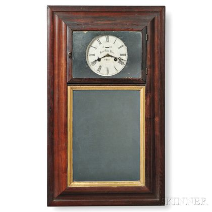 Lever Time Piece Eight-day Mirror Clock