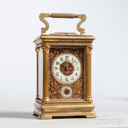 Rodanet Carriage Clock with Quarter-hour Repeat on Command