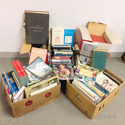 Six Boxes of Genealogical Research and Books