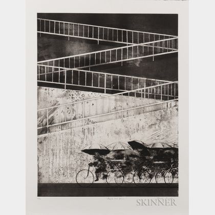 Shigeki Kuroda (1953),Bicycle and Fence 