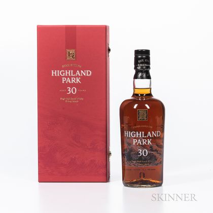 Highland Park 30 Years Old, 1 70cl bottle (pc) 