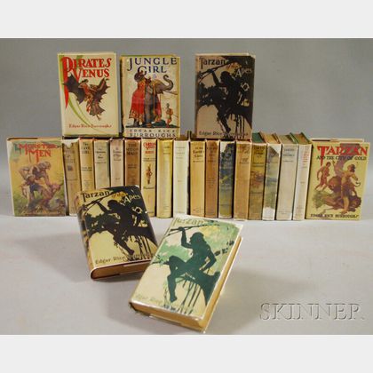 Twenty-three Edgar Rice Burroughs Book Titles