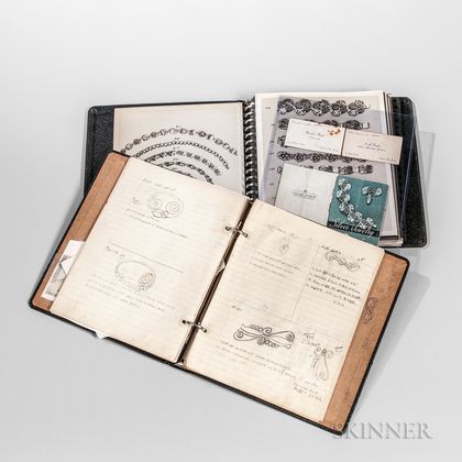 Two Walter Meyer for Georg Jensen Inc. Reference Notebooks 