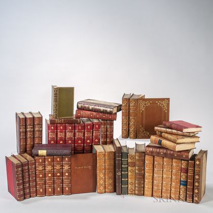Decorative Bindings, Sets and Single Volumes, Approximately Forty-three Volumes.