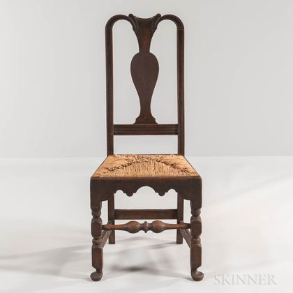 Queen Anne Rush-seat Side Chair