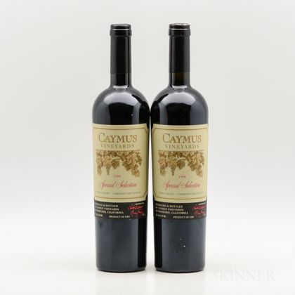 Caymus Cabernet Sauvignon Special Selection 1998, 2 bottles 