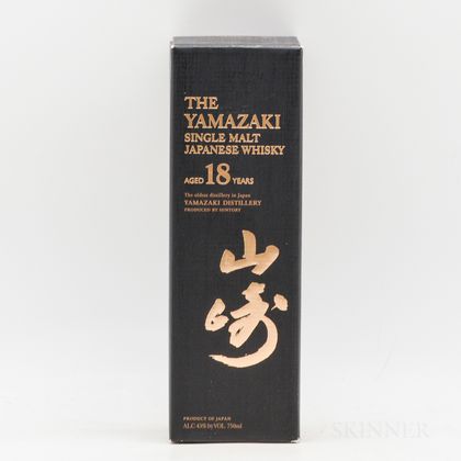 Yamazaki 18 Years Old, 1 750ml bottle (oc) 