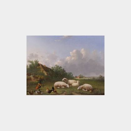 Jacob van Dieghem (Dutch, d. 1873) In the Pasture