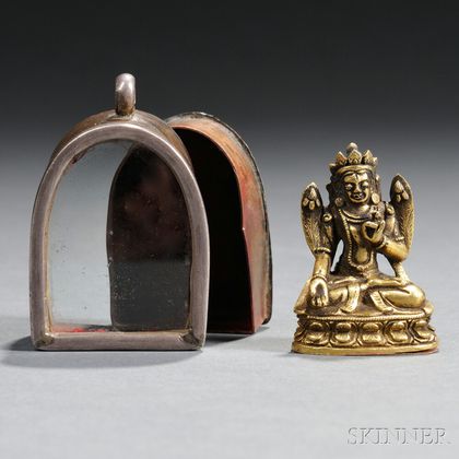 Sino-Tibetan Portable Pendant Shrine