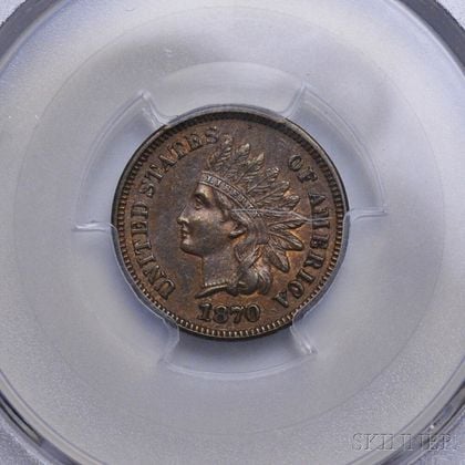 1870 Indian Head Cent, 