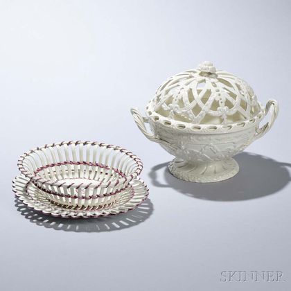 Two Wedgwood Queen's Ware Items