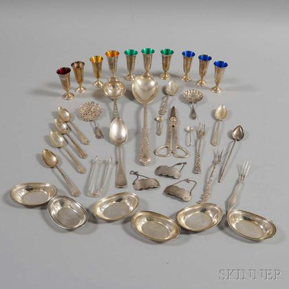Group of Miscellaneous Sterling Silver Tableware