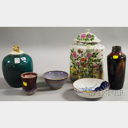 Six Assorted Asian Porcelain Articles