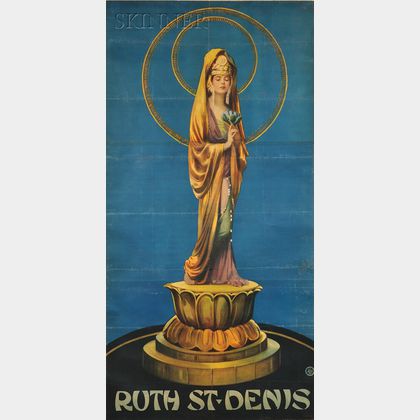 American School, 20th Century Poster: Ruth St. Denis as Kuan Yin