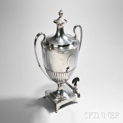 George III Sterling Silver Hot Water Urn