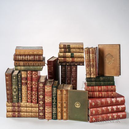 Decorative Bindings and Sets, Approximately Thirty-seven Volumes.