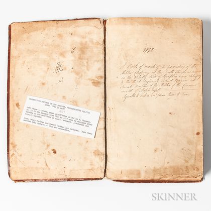 Andover, Massachusetts, Militia Records 1797-1839