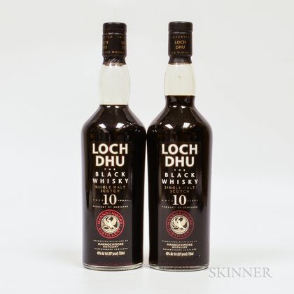 Loch Dhu 10 Years Old, 2 750ml bottles Spirits cannot be shipped. Please see http://bit.ly/sk-spirits for more info. 