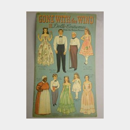 Uncut Gone with the Wind Paper Doll Set