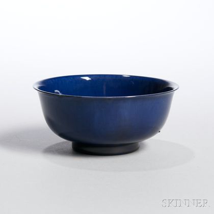 Cobalt Blue-glazed Bowl