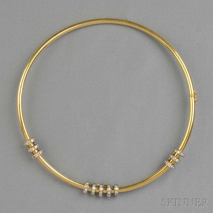18kt Gold and Diamond Collar, Cartier