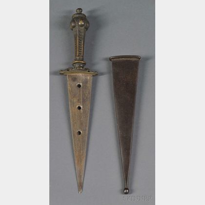 Italian Renaissance-style Bronze Dagger