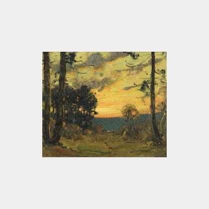 F. Mortimer Lamb (American, 1861-1936) Sunset