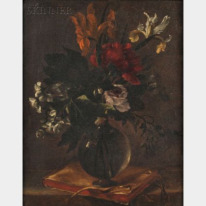 Attributed to Bartolomeo Perez (Spanish 1634-1693) Floral Still Life