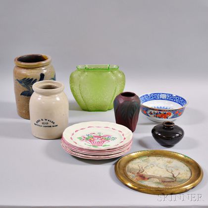 Group of Glass and Ceramic Items