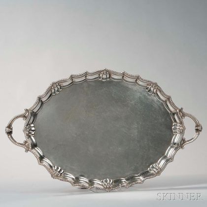 George VI Sterling Silver Tray