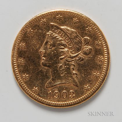 1903-S $10 Liberty Head Gold Coin