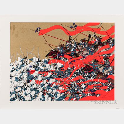 Hideo Takeda (b. 1948),Two Silkscreen Prints