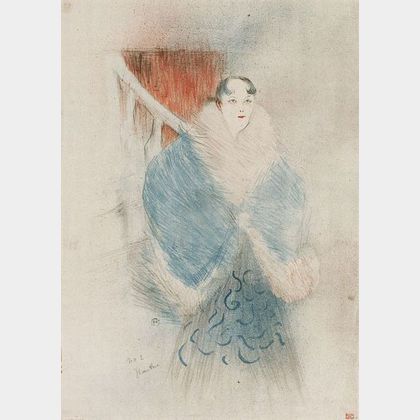 Henri de Toulouse-Lautrec (French, 1864-1901) Elsa, Dite la Viennoise