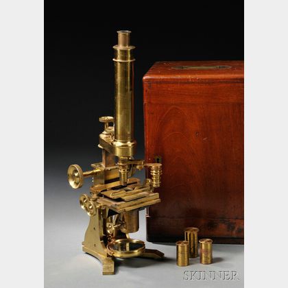 Brass Microscope by Baker