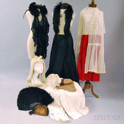 Miscellaneous Group of Victorian Lady's Fashion Accessories