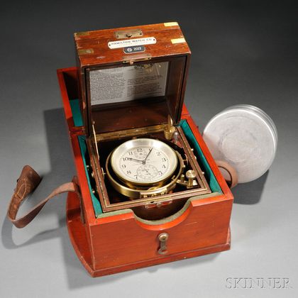 Hamilton Watch Company Model 21 Two-day Marine Chronometer