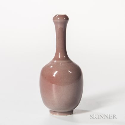 Peachbloom Bottle Vase