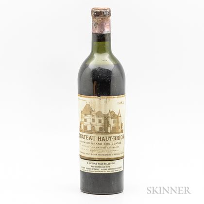 Chateau Haut Brion 1952, 1 bottle 