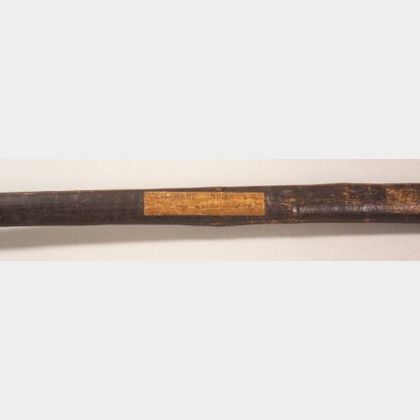 Early Southern Plains Carved Wood Bow