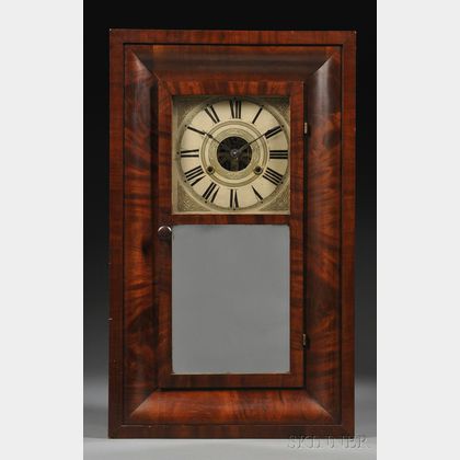 H. Welton and Co. Mahogany Ogee Clock
