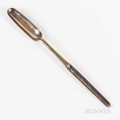 Georgian Sterling Silver Marrow Spoon