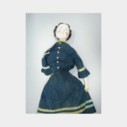 China Head Doll with Original Outfit