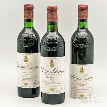 Chateau Giscours 1975, 3 bottles 