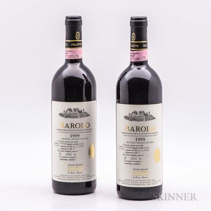 Bruno Giacosa Barolo Le Rocche del Falletto di Serralunga dAlba 1999, 2 bottles 