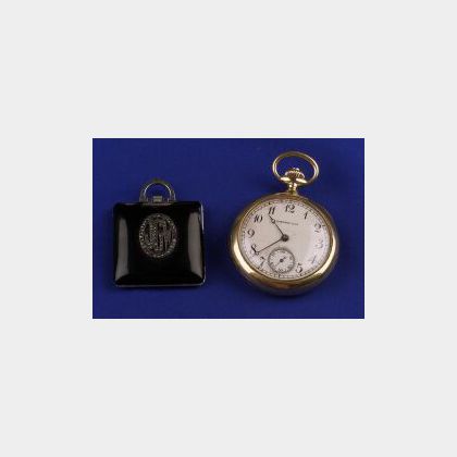 Gentleman&#39;s 18kt Gold Openface Repeating Pocket Watch