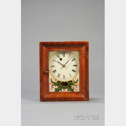 Mahogany Shelf Clock by Silas B. Terry and Company